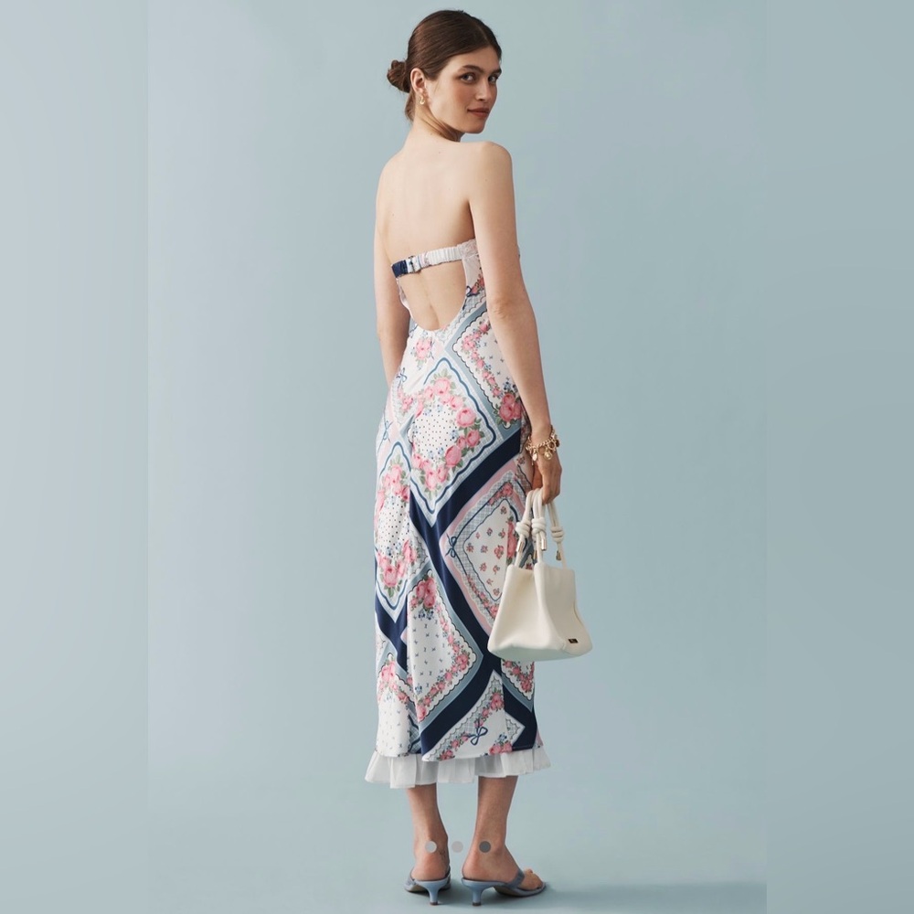 For Love And Lemons Daisy Mae Strapless midi slip dress - Picture 9 of 16
